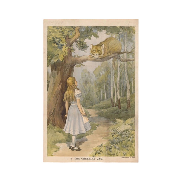 Alice In Wonderland - John Macfarlane - Cheshire Cat Art Print