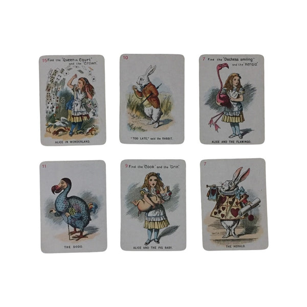 Antique Alice In Wonderland Playing Cards