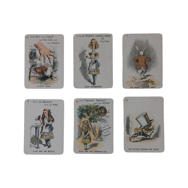 Antique Alice In Wonderland Playing Cards