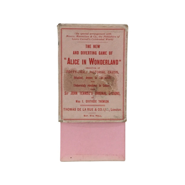 Antique Alice In Wonderland Playing Cards