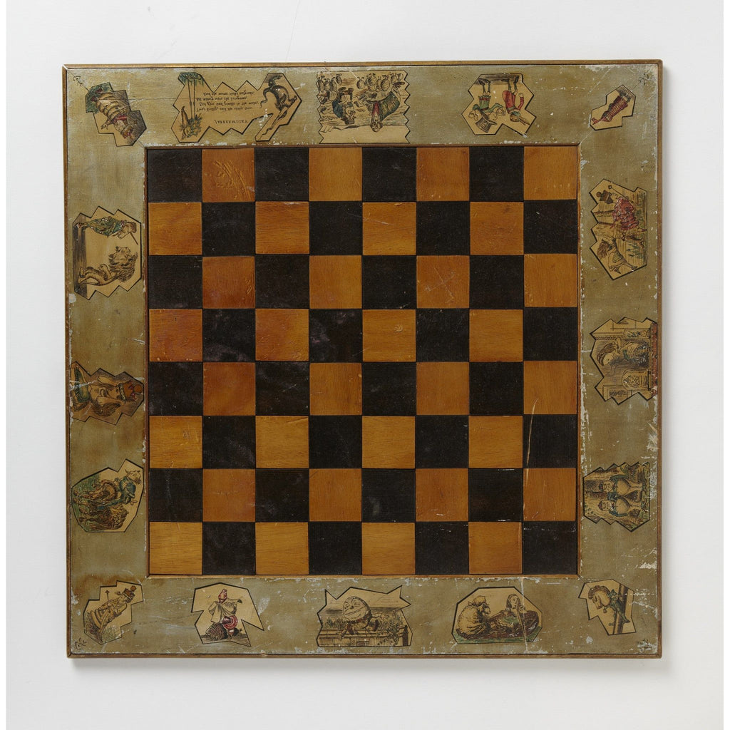 Sir John Tenniel's Original Alice Chessboard - Currently on display at the V&A's Alice Exhibition, Curiouser & Curiouser. Sir John Tenniel