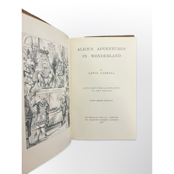 Alice's Adventures In Wonderland & Through The Looking -Glass by Lewis Carroll, illustrated by John Tenniel.