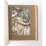 Alice's Adventures In Wonderland by Lewis Carroll, illustrated by Arthur Rackham.