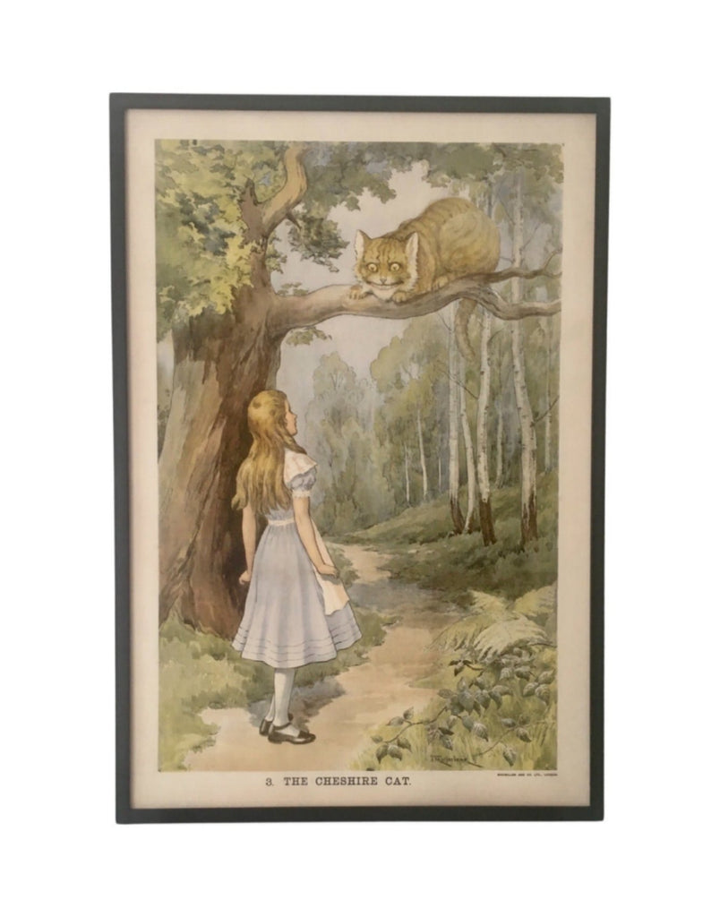 Alice In Wonderland - John Macfarlane - Cheshire Cat Art Print