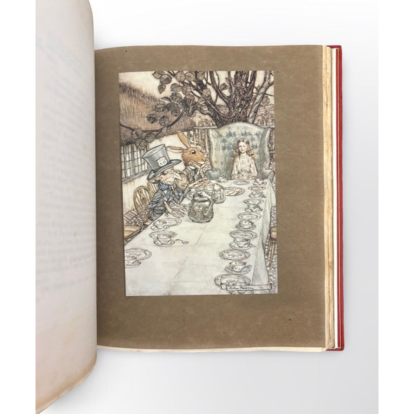 Alice's Adventures In Wonderland by Lewis Carroll, illustrated by Arthur Rackham.
