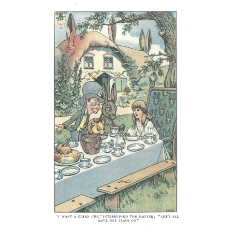 Alice's Adventures In Wonderland. Illustrated by W.H.Walker. Main Edition