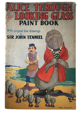 Alice Through The Looking Glass Paint Book
